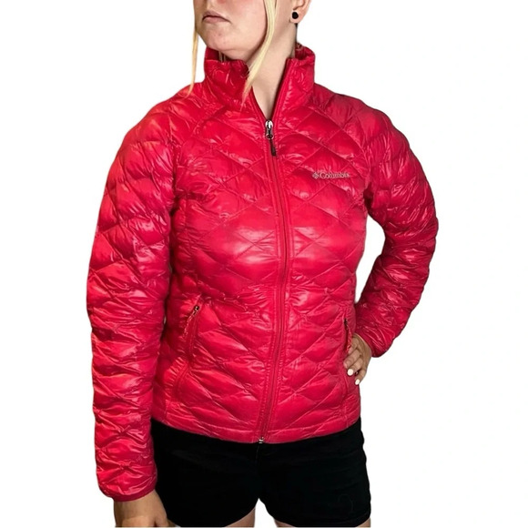 COLUMBIA - Ladies Fuscia Jacket Quilted Size XS - Picture 1 of 4